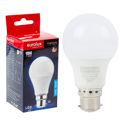 G1031CW - A60 Opal Globe B22 LED 9w 4000K