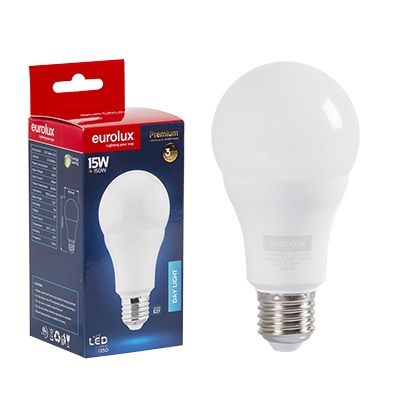 G1034DL - A60 Opal Globe E27 LED 15w 6500K