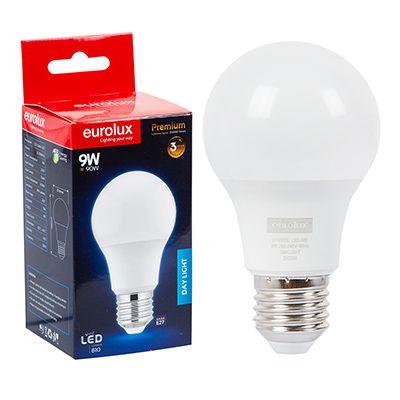 G1032DL - A60 Opal Globe E27 LED 9w 6500K