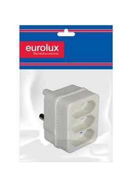 EP4WP - Adaptor 3x5A Plug In  H/C & Bag PP