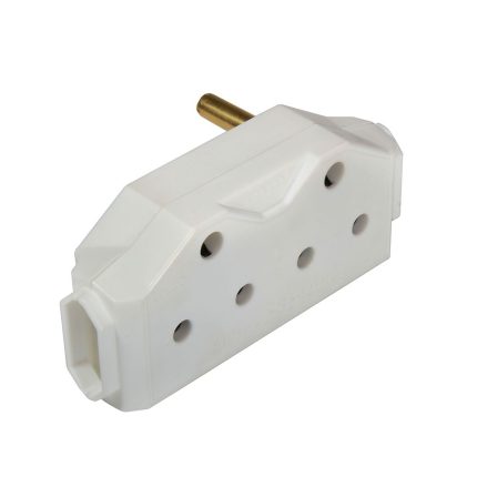 EP12K - Adaptor 4 Way 2x16A 2x5A Side Entry