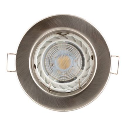 D25SCL - D/Light S/Chrome L/Holder & LED GU10 5w 4000K