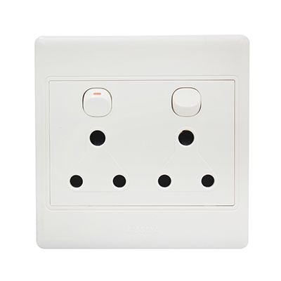 ES10K - Eurolux Socket Double 4×4 Comp. P/P