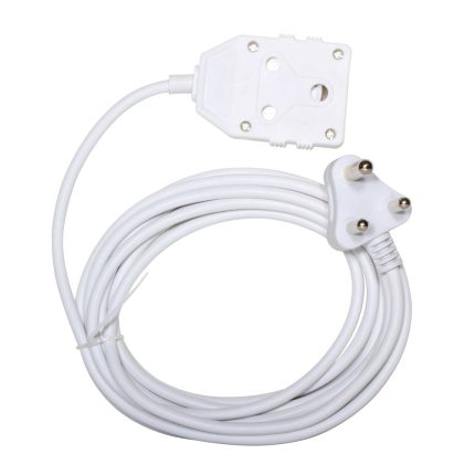 EE2K - Extension Cord 1.00mm 5m Double White**