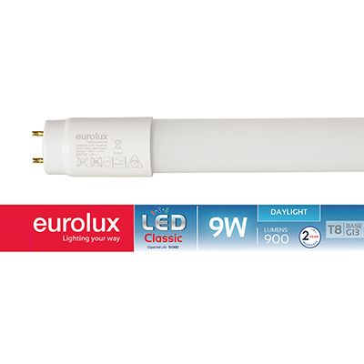 G1062DL - LED 2FT T8 Opal Tube G13 9w Daylight NOT Suitable Enclosed Fitting