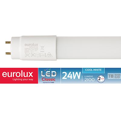 G1064CW - LED 5FT T8 Opal Tube G13 24w Cool White NOT Suitable Enclosed Fitting