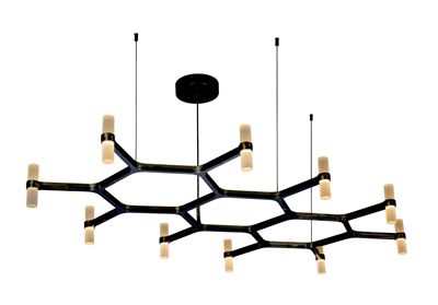 P805 - Venturi Series 2058 Pendant 1470mm Black