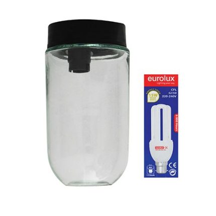 C382 - Watertight Jam Jar & CFL 15W